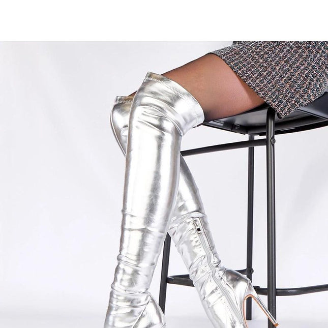Heel boots model 221363