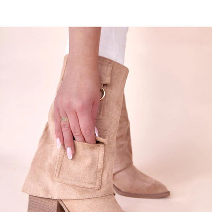 Heel boots model 221367