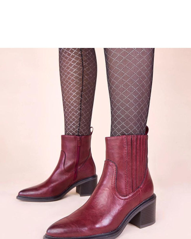 Heel boots model 221373