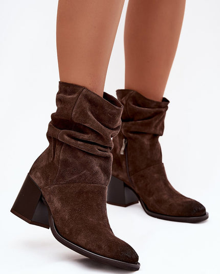Heel boots model 221516