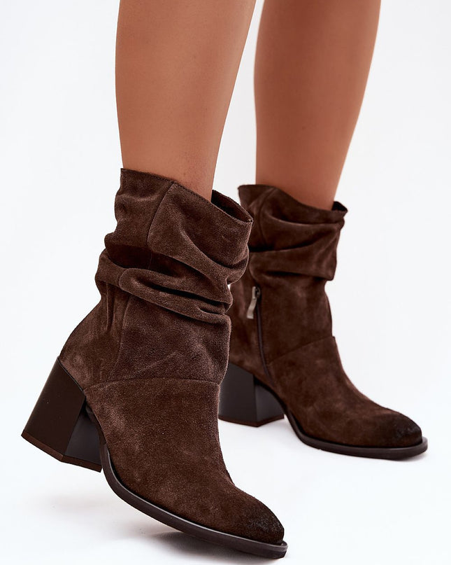 Heel boots model 221516