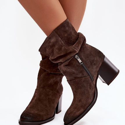 Heel boots model 221516