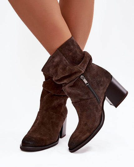 Heel boots model 221516