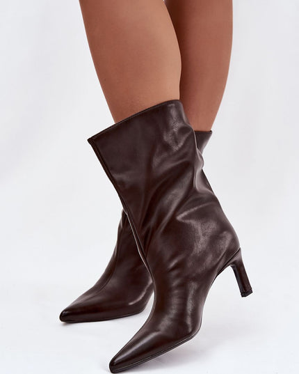 Heel boots model 221518