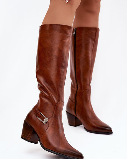 Heel boots model 221523