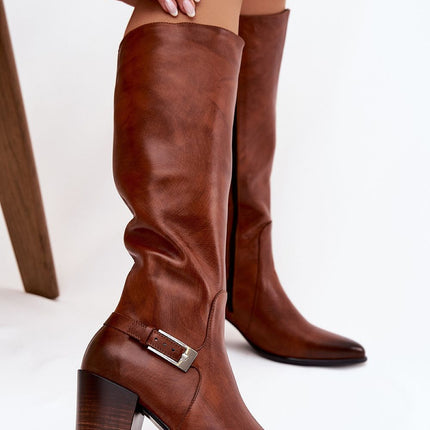 Heel boots model 221523