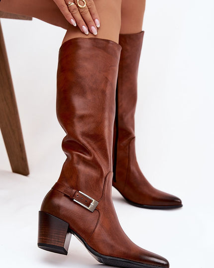 Heel boots model 221523