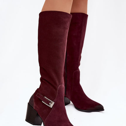 Heel boots model 221523