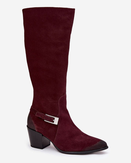 Heel boots model 221523