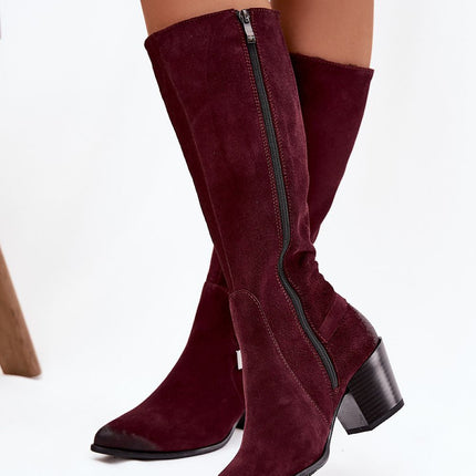Heel boots model 221523
