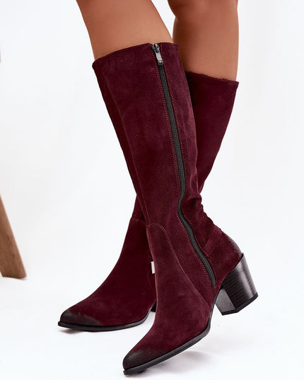 Heel boots model 221523