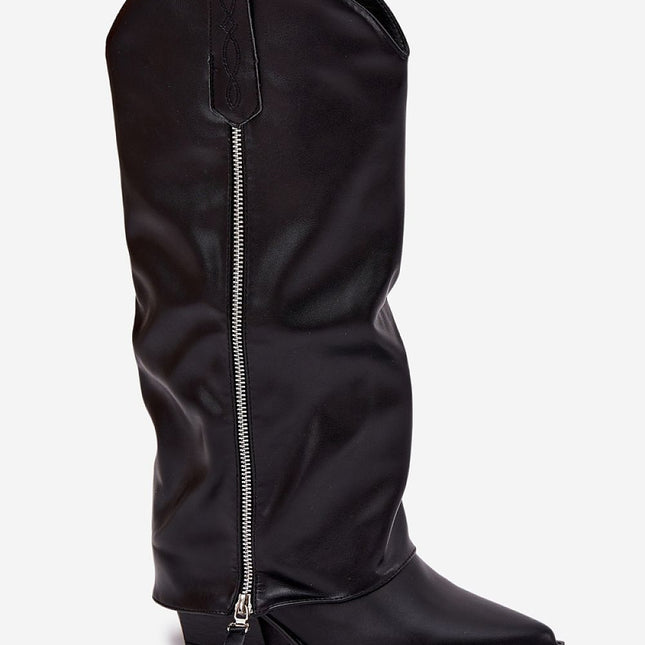 Heel boots model 221525