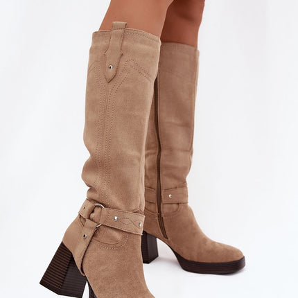 Heel boots model 221526