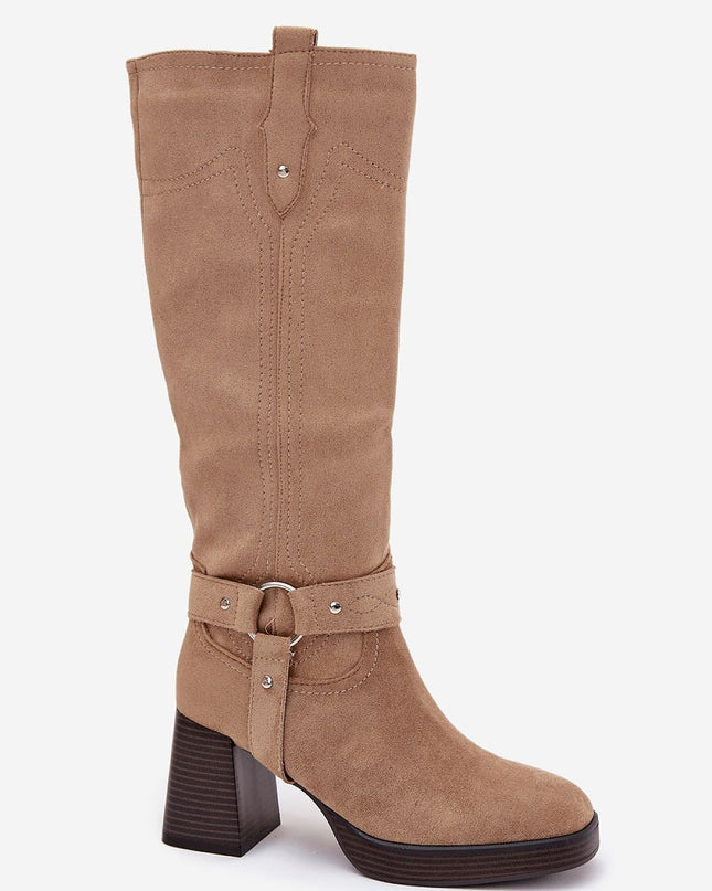 Heel boots model 221526