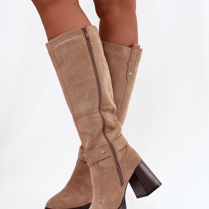Heel boots model 221526