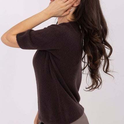 Short sleeve sweater model 221594