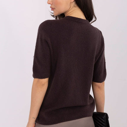 Short sleeve sweater model 221594