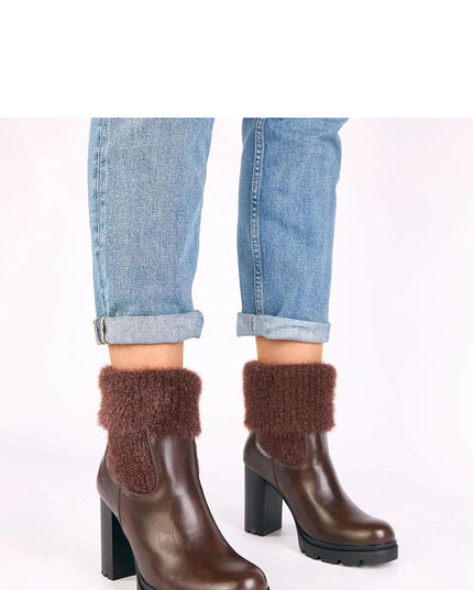 Heel boots model 221641