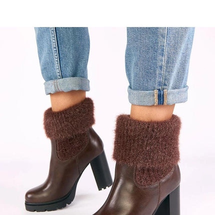 Heel boots model 221641