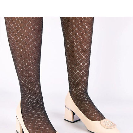 Block heel pumps model 221650