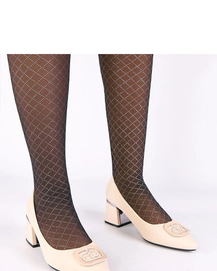 Block heel pumps model 221650