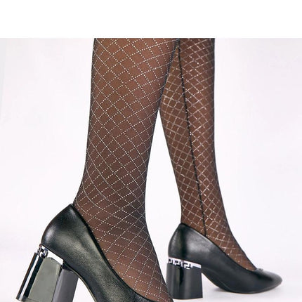 Block heel pumps model 221652