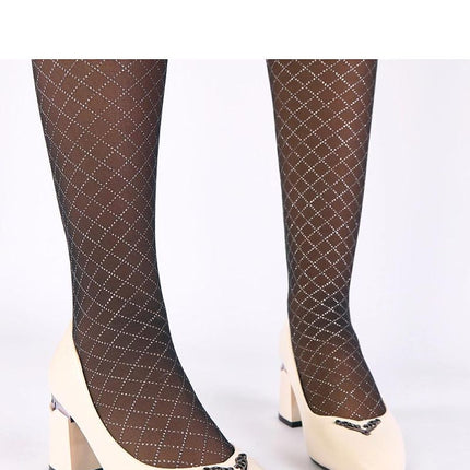 Block heel pumps model 221652