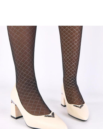 Block heel pumps model 221652