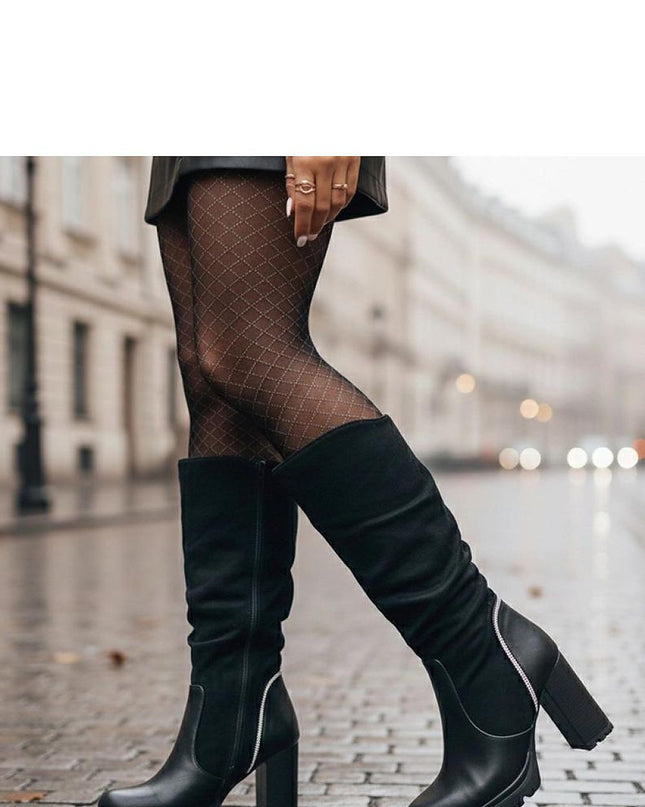 Heel boots model 221654