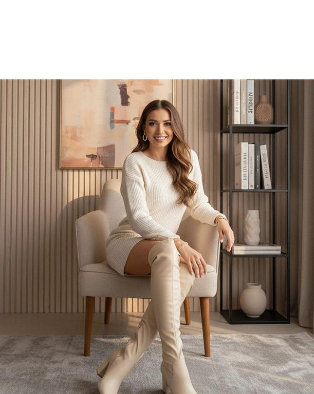 Heel boots model 221677