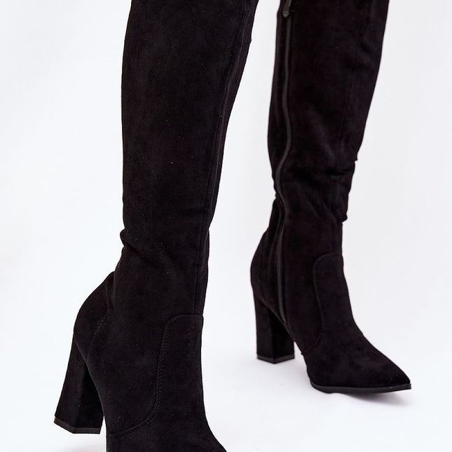 Heel boots model 221896