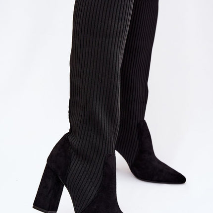 Heel boots model 221897