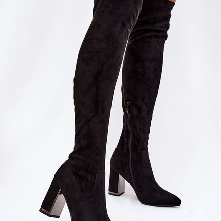 Heel boots model 221898