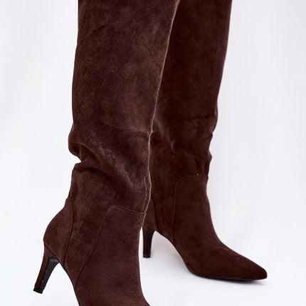 Heel boots model 221902