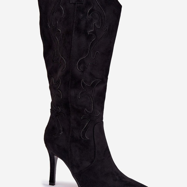 Heel boots model 221906