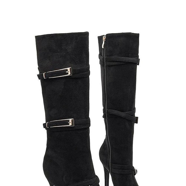 Heel boots model 222032