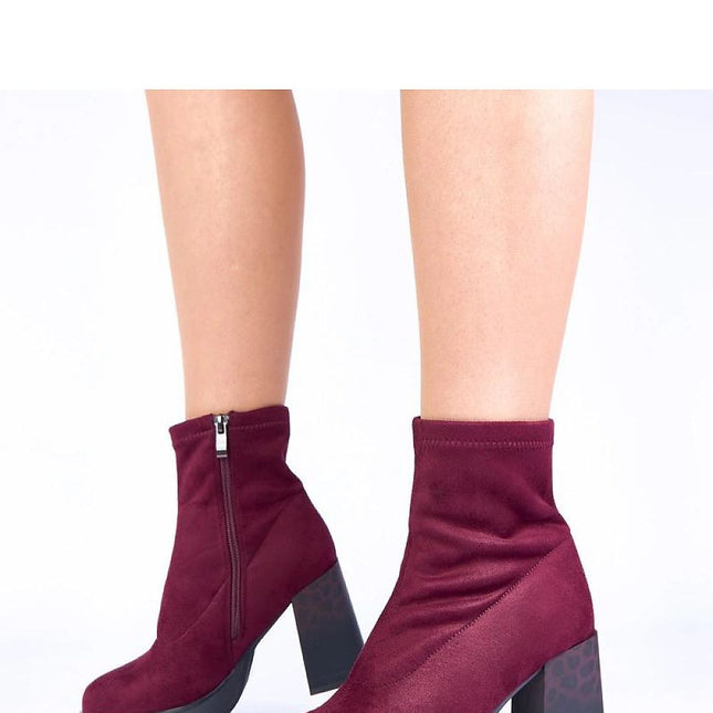 Heel boots model 222035