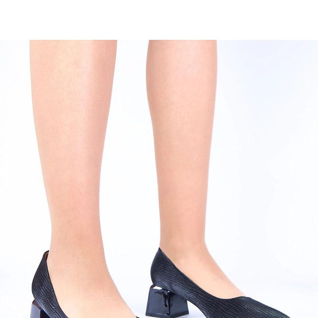 Block heel pumps model 222037