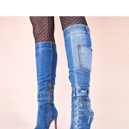 Heel boots model 222058