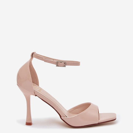 Heel sandals model 222258