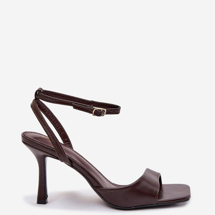 Heel sandals model 222261