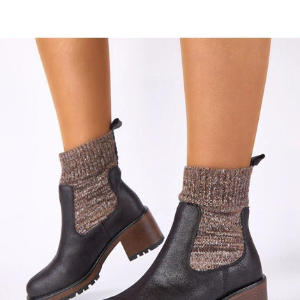 Heel boots model 222348