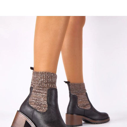 Heel boots model 222348