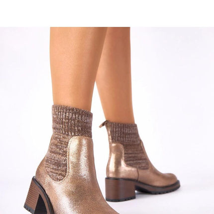 Heel boots model 222348