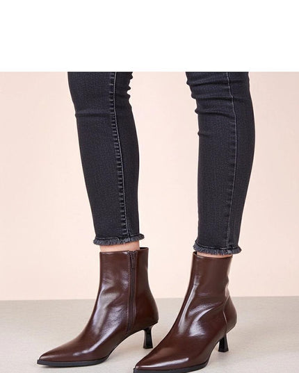 Heel boots model 222369