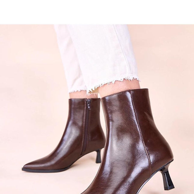Heel boots model 222369