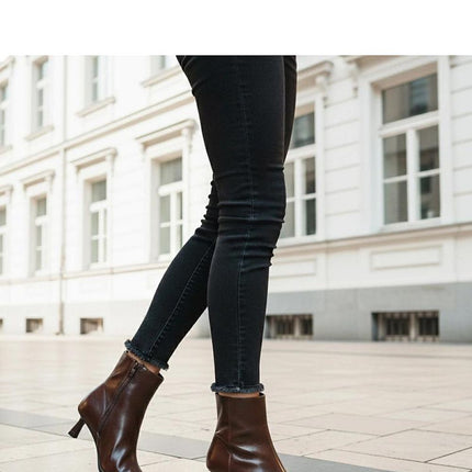 Heel boots model 222369
