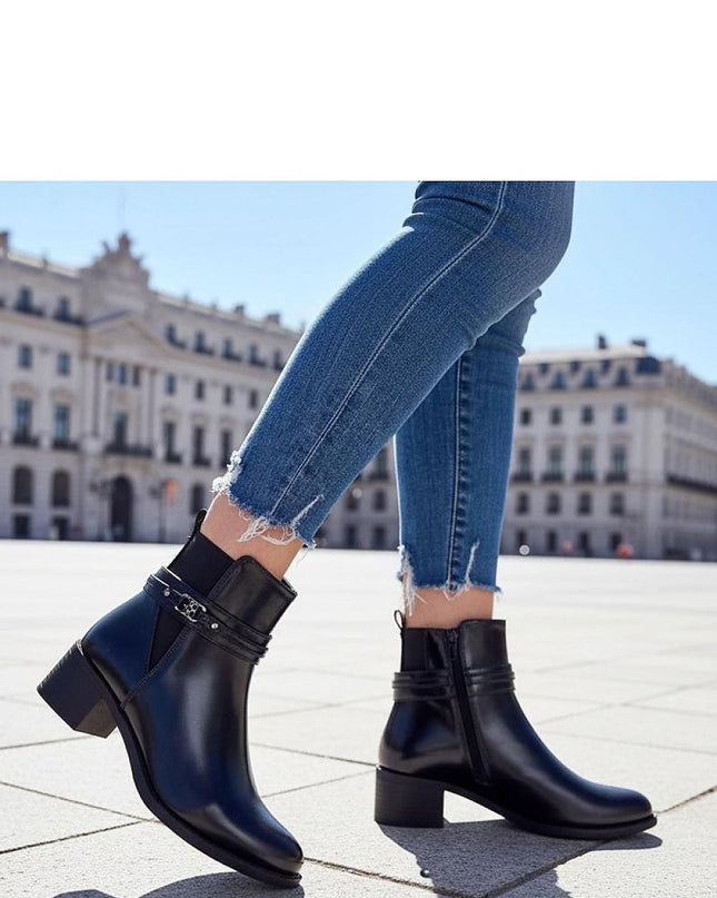 Heel boots model 222370