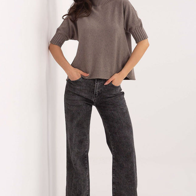 Short sleeve sweater model 222444