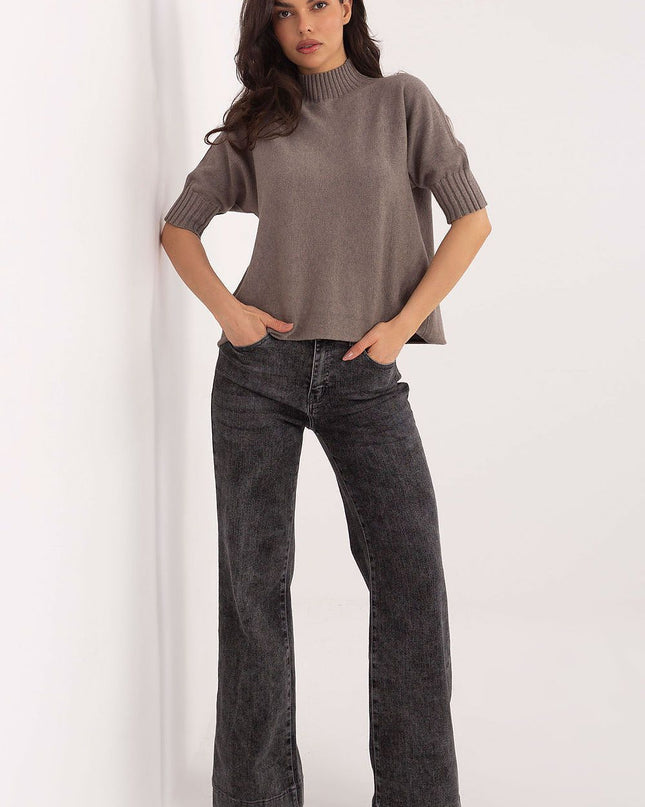 Short sleeve sweater model 222444